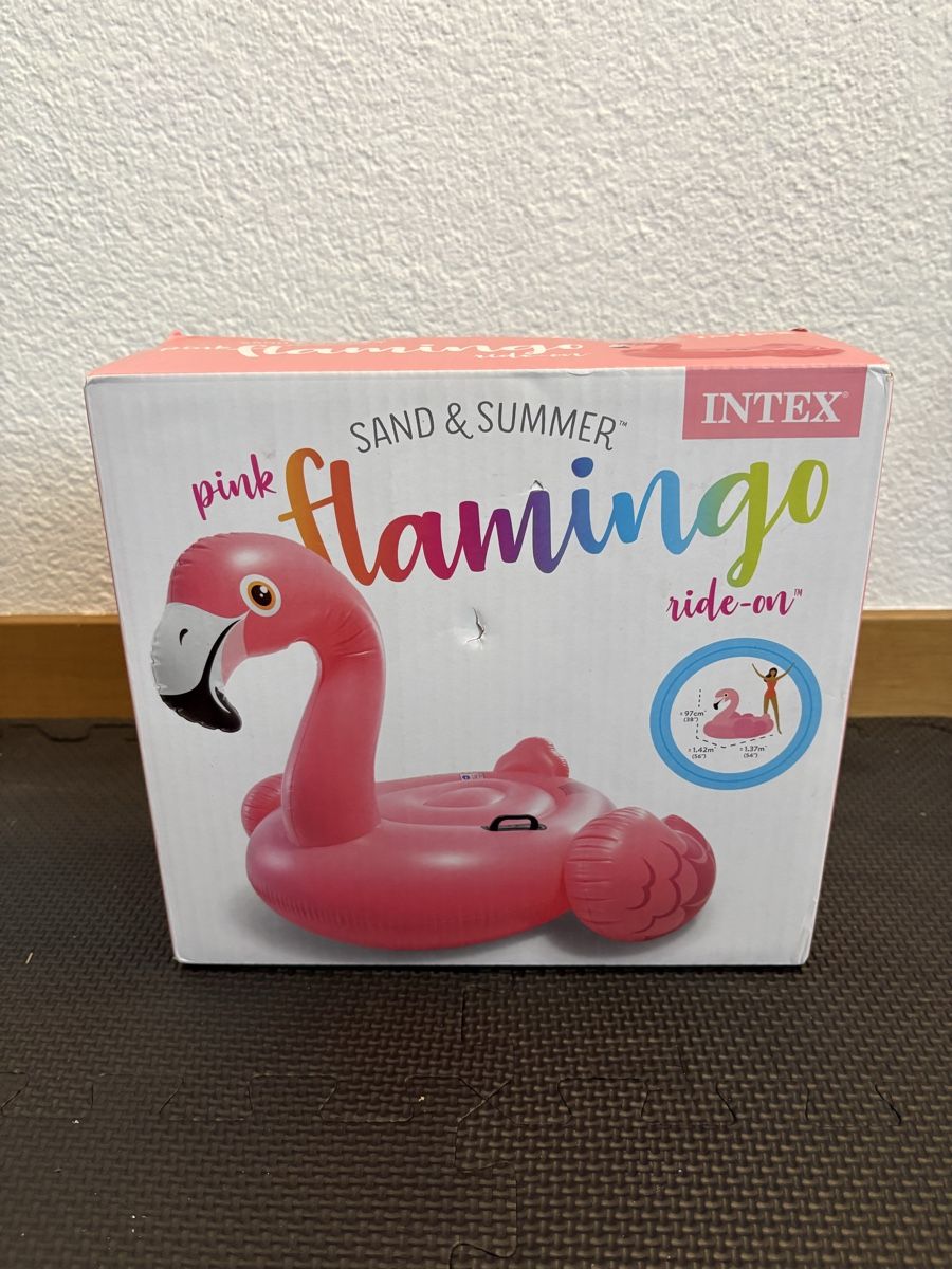 Salvagente: INTEX Flamingo Ride-On Pool Float – Nuovo e nell'imballaggio originale da Solothurn venduto da boenisworld