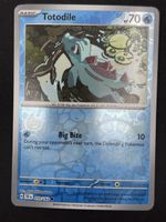 Pokemon Sammelkarte Totodile 039/162 Reverse Holo 2024🇺🇸