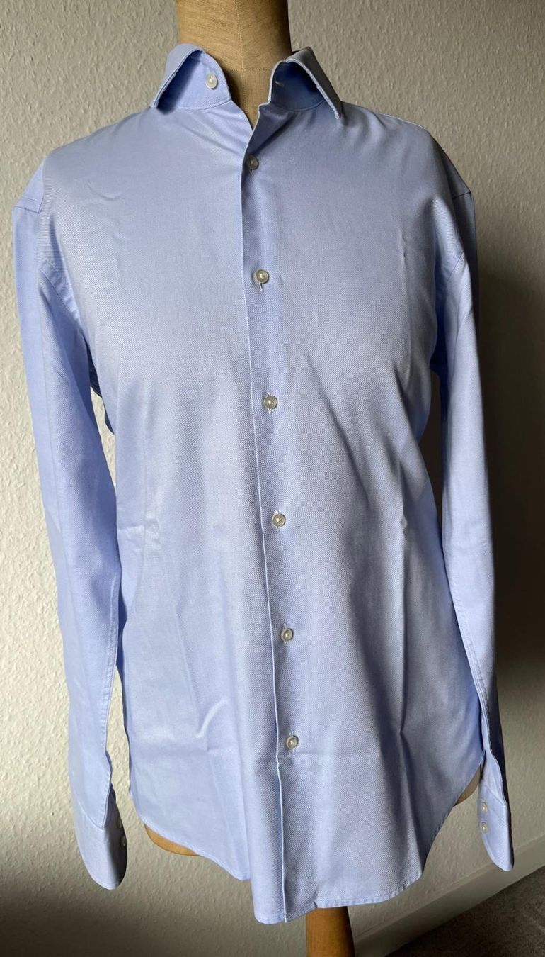 Hugo Boss Camicie: Hugo Boss Hemd, hellblau, Gr. 39, Regular Fit – Usato da Zürich venduto da Stephs13