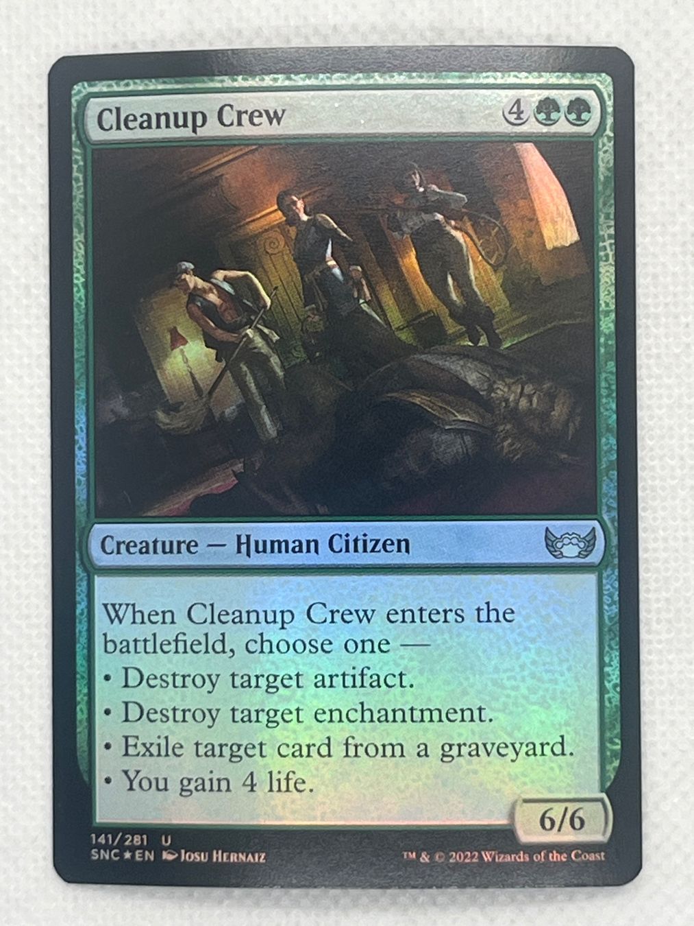 Magic The Gathering Carte collezionabili: Magic: The Gathering-Karte "Cleanup Crew" Foil – Usato da Hinterkappelen venduto da Kim1992