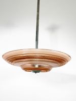 Art Deco Deckenlampe aus Glas
