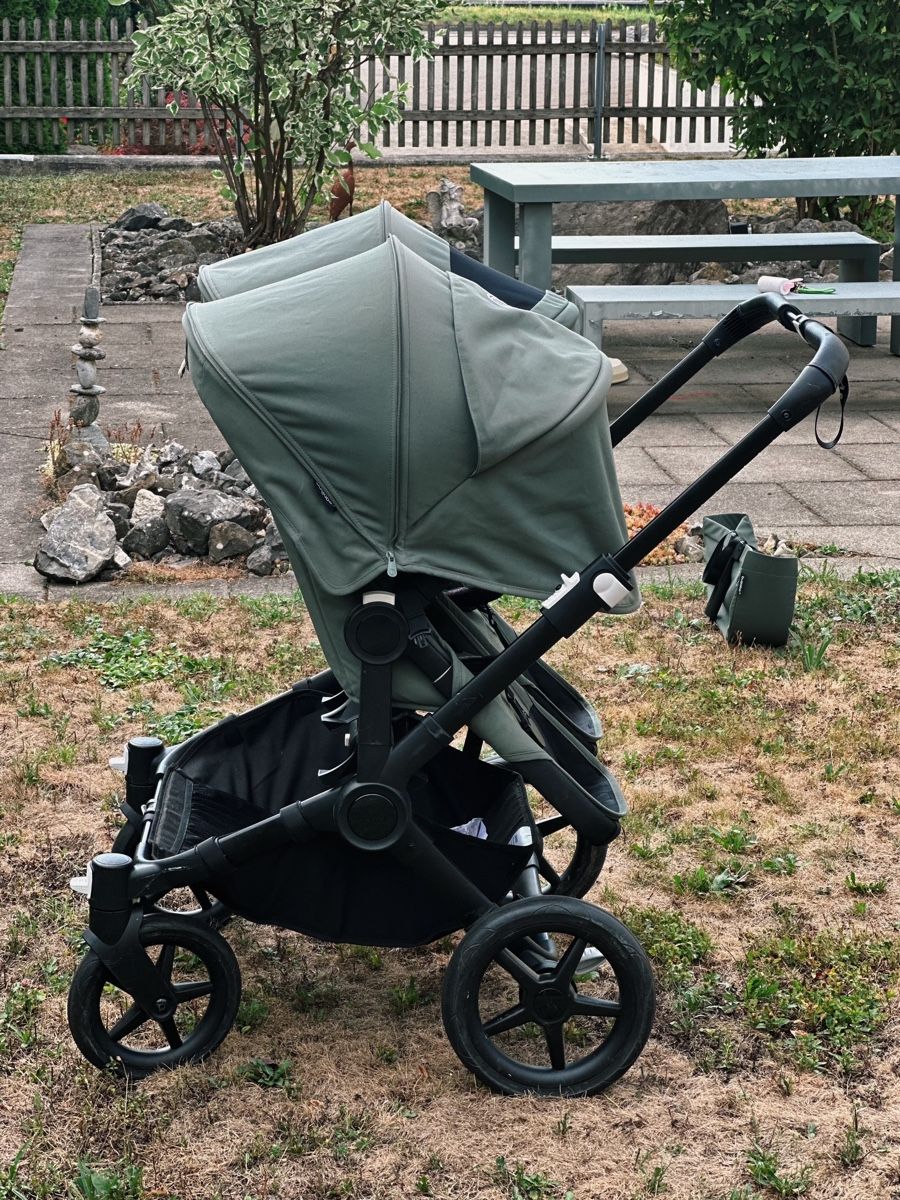 Bugaboo Kinderwagen: Bugaboo Donkey 5 Twin Stroller Forest Green Used – Gebraucht aus Affoltern am Albis von rot_682g 4