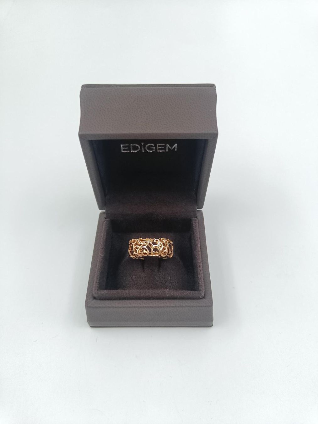 Bucherer Ringe: BUCHERER VERSPIELTER ROTGOLDRING – Gebraucht aus Luzern von EdiGem 2