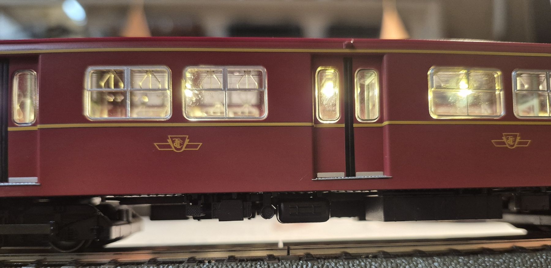 Rapido Modellini di ferrovie: Rapido TTC Subway "G Class", HO, ein Lautsprecher def. – Difettoso da Innerberg venduto da Kusi1310 2