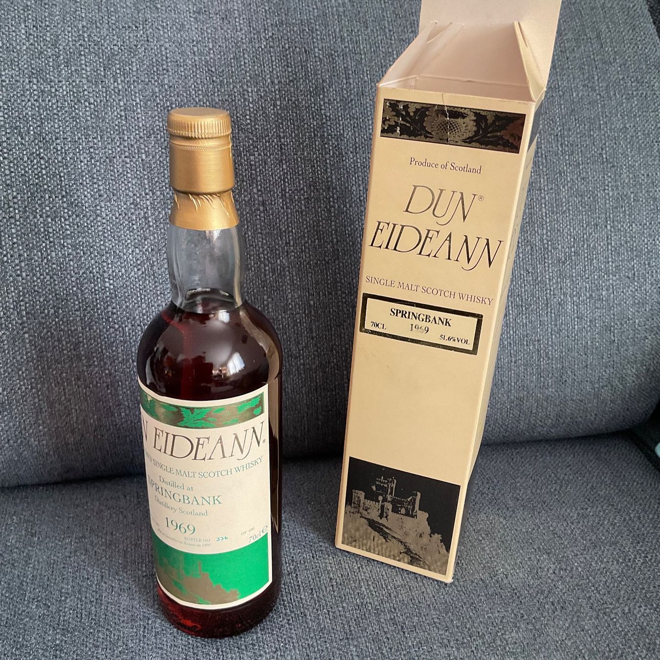 Springbank Bevande alcoliche: Springbank Single Malt Scotch Whisky, 1969 – Nuovo e nell'imballaggio originale da Icogne venduto da luna.16