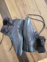 Bottines Ganter Sensitiv fourrées cuir brun - T. 41