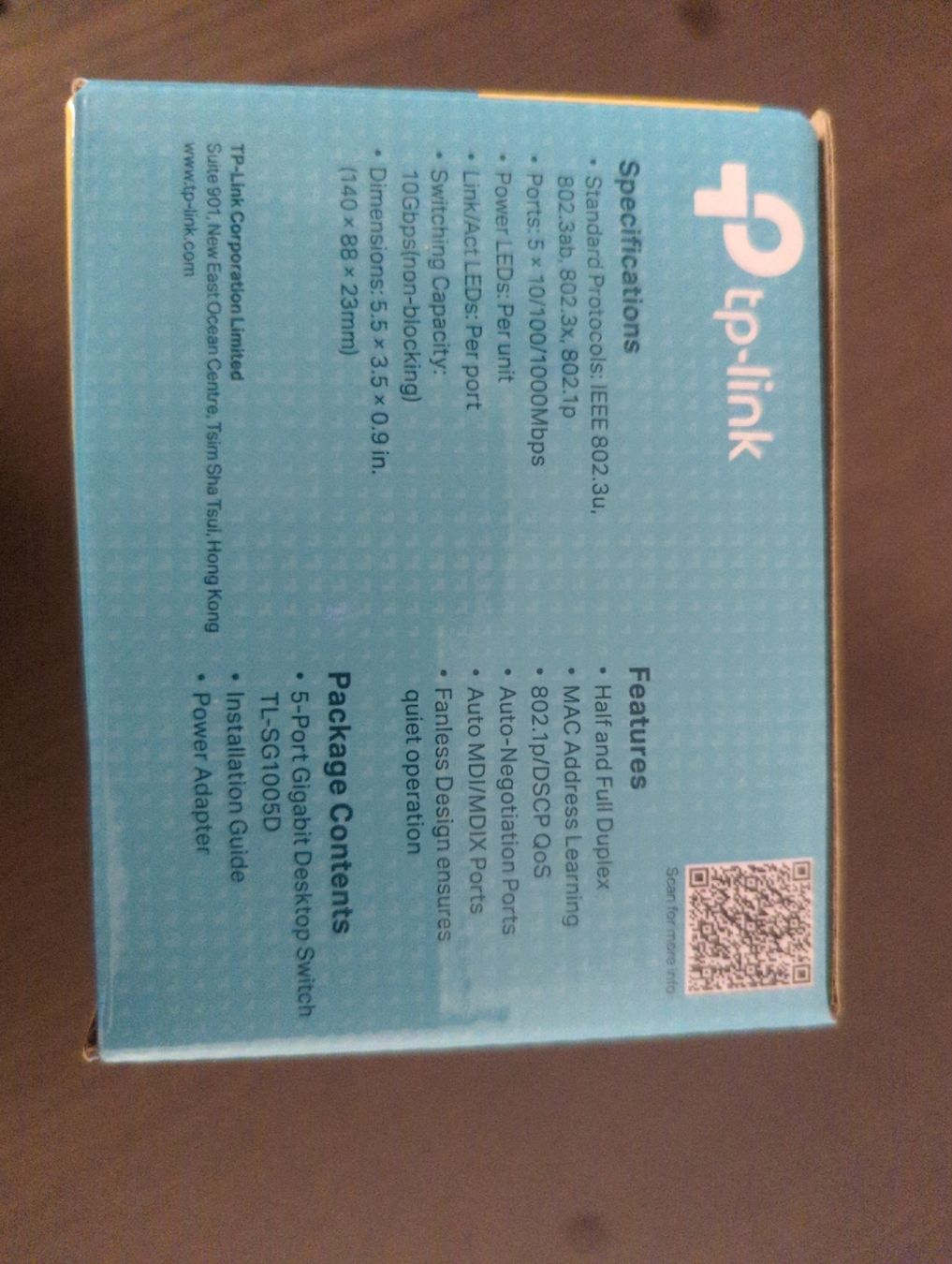 TP-Link Hubs & Switches: TP-Link 5-Port Gigabit Desktop Switch TL-SG1005D – Neu (gemäss Beschreibung) aus Bassersdorf von tatankapanca 1