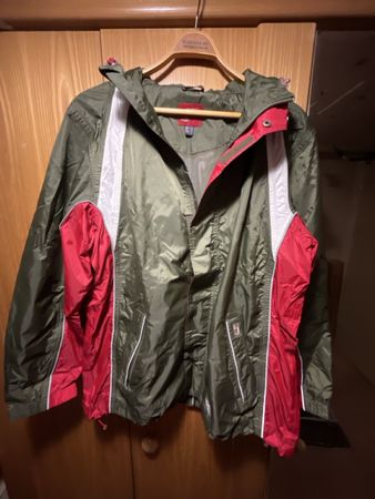 Weather Gear Outdoor Jacke oliv rot Grösse L gut erhalten