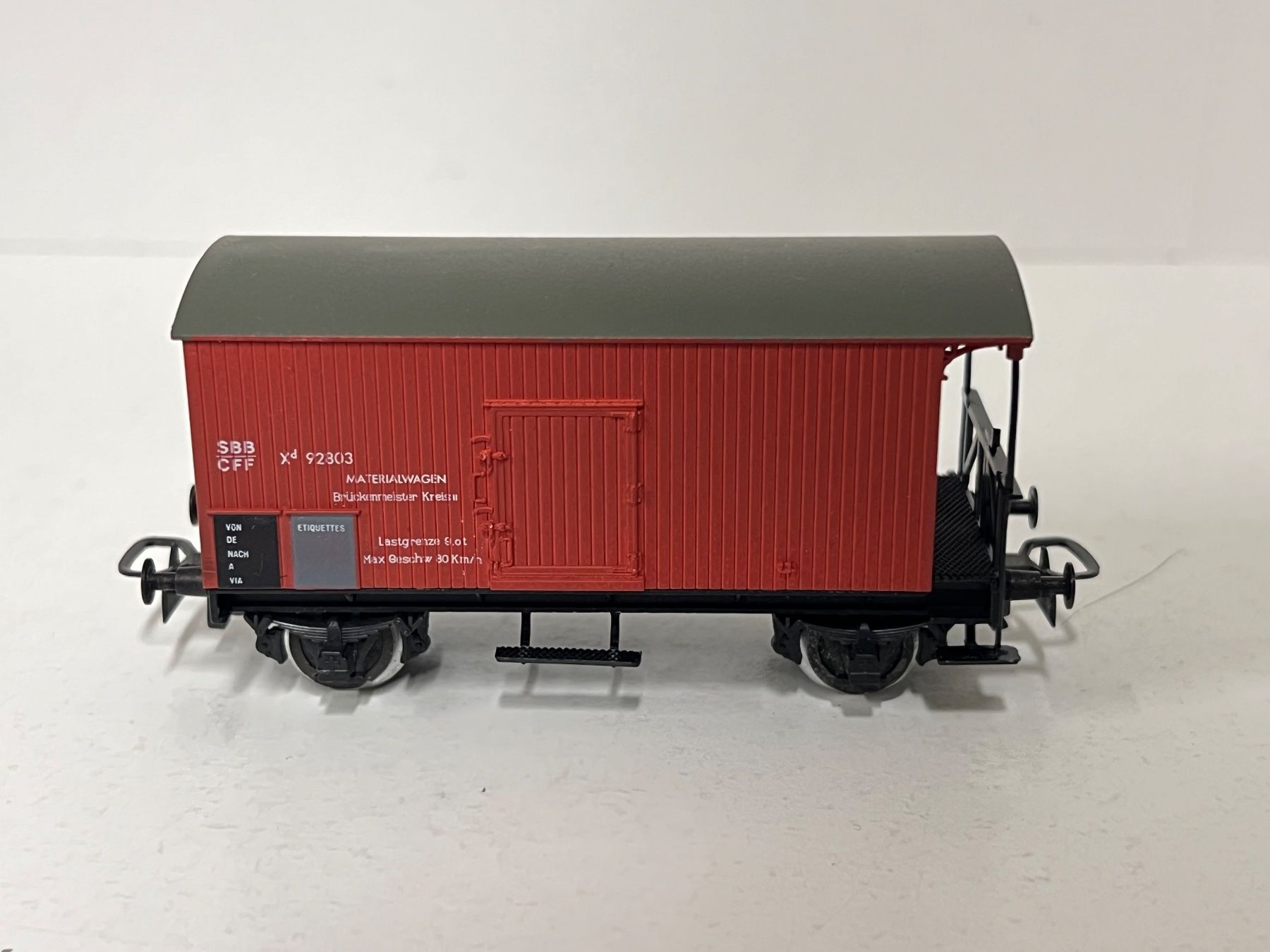 Modelleisenbahnen: Ruco MATERIALWAGEN SBB  H0 DC – Gebraucht aus Neuenhof von ludovicco