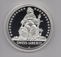 (1713) Schweiz, 5 Unzen, Zürich 1993, pp, in Dose