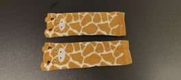 Kinder Stulpen Giraffe Braun Gelb 1-2 Jahre 1-2y