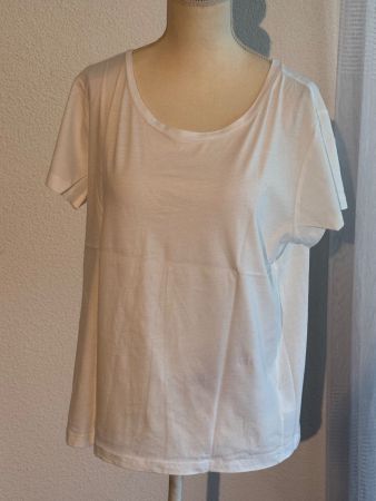 Sommerliches Basic T-Shirt, Weiss, Grösse M, Neuwertig