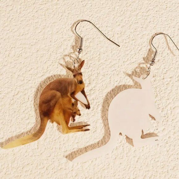 Orecchini pendenti & Orecchini a lobo: ACRYL OHRRINGE,HÄNGER, KÄNGURU NEU – Nuovo e nell'imballaggio originale da Bad Ragaz venduto da Schtupsi 1