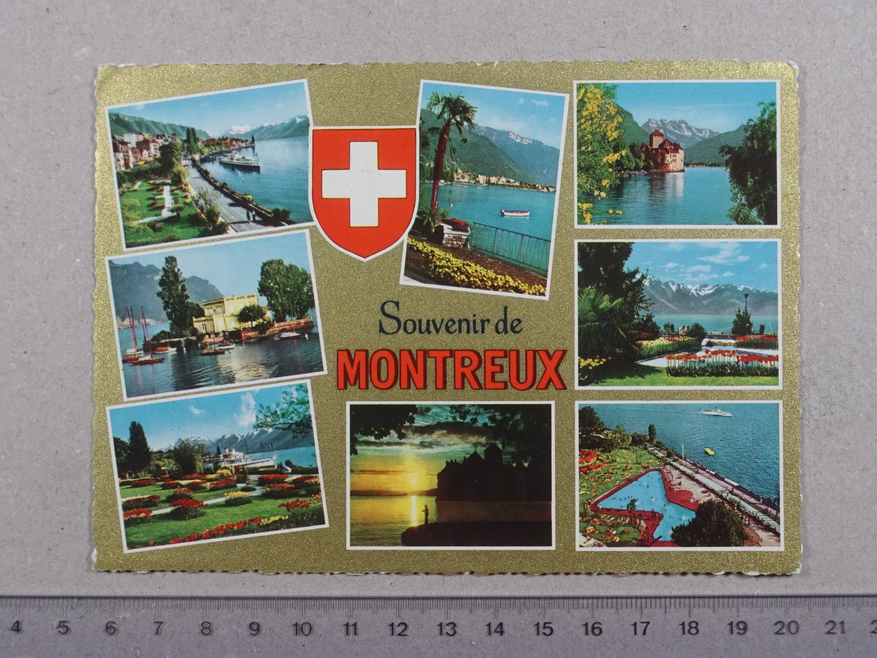 Ansichtskarten: Montreux, 1970 – Gebraucht aus Lenzburg von fh1