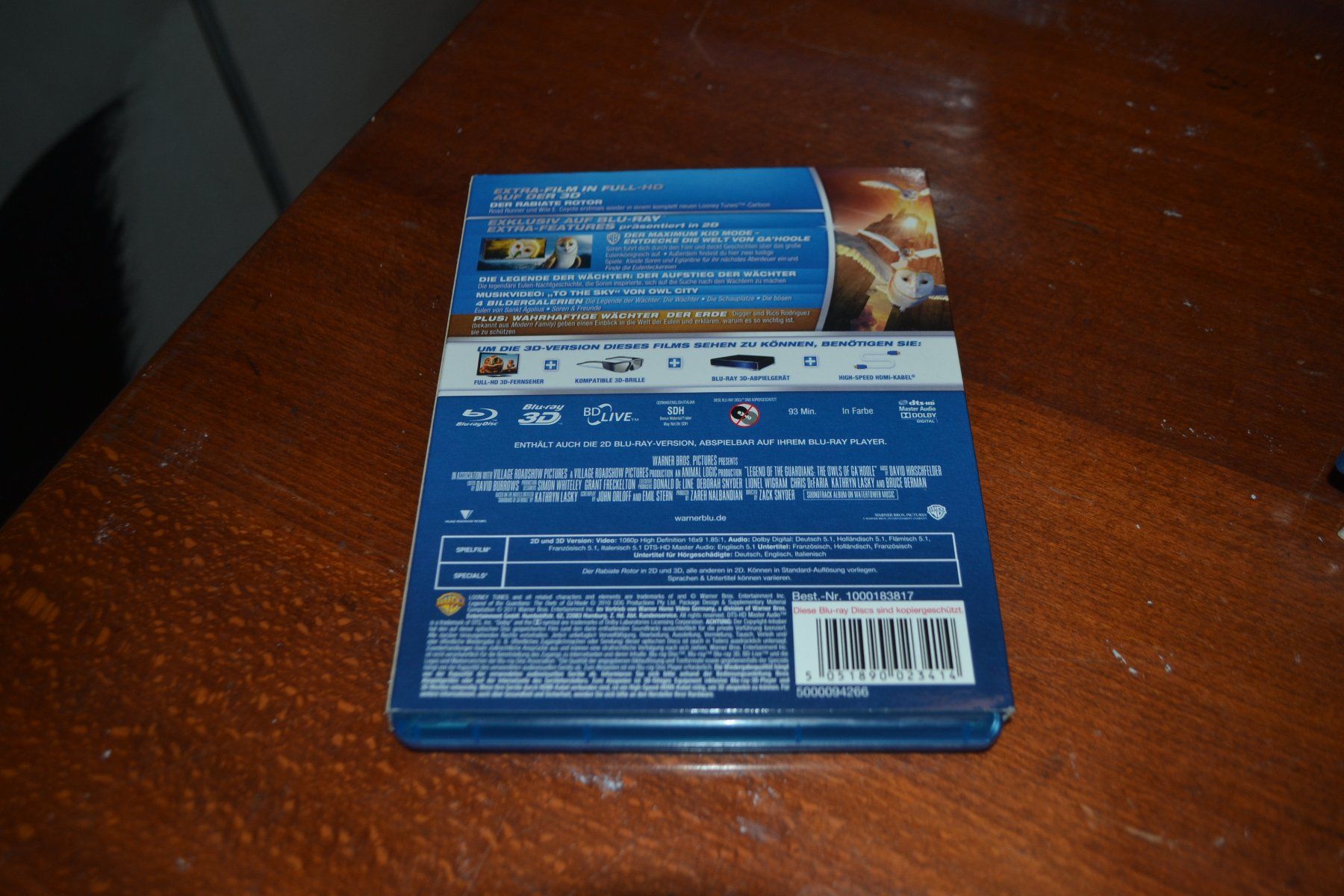 Tutti i DVDs: Die legende der Wächter in 3D – Usato da Laupen ZH venduto da chefdom 1
