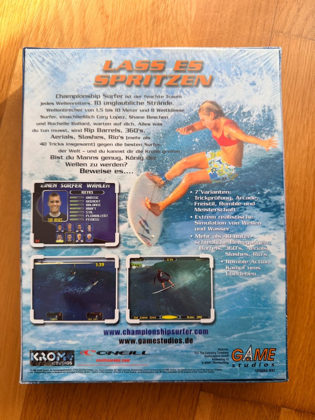 Spiele: Championship Surf Windows – Neu und originalverpackt aus Binningen von samorga21 2