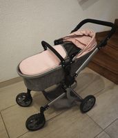 Kinderwagen grau rosa klappbar guter Zustand