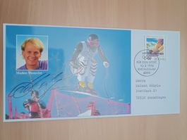 Markus Wasmeier - handsignierte mit Sonderstempel FDC