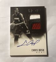 2014-15 Panini Noir Chris Bosh Game Used Worn Patch Auto /25