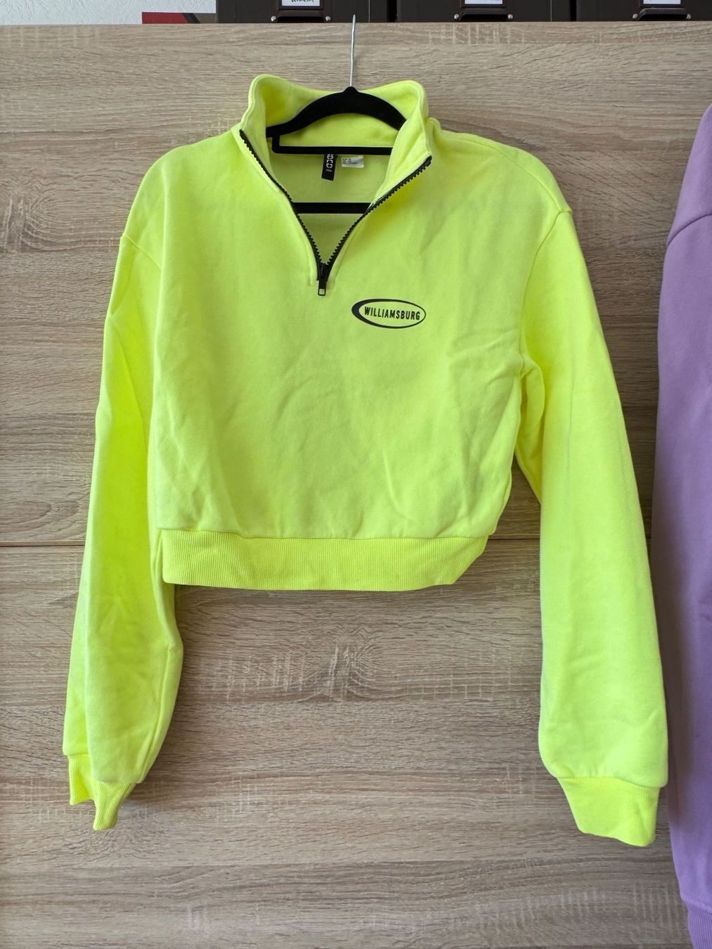 H&M Maglioni & Felpe: Sweat zippé jaune fluo – Nuovo (secondo la descrizione) da Montreux venduto da Izapechee