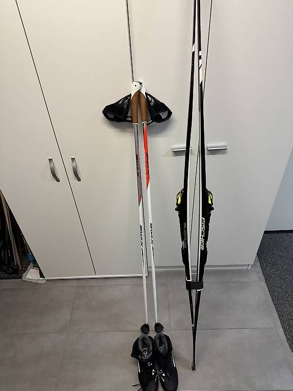 Sci: Langlaufski Set Fischer XC superlight – Usato da Siselen venduto da trachsu01
