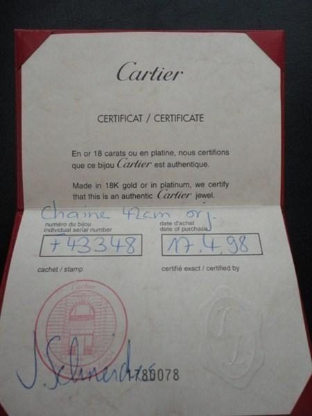 Cartier Catenine: Collier Cartier avec diamands – Usato da Pully venduto da Occasions-luxe.Golay 8