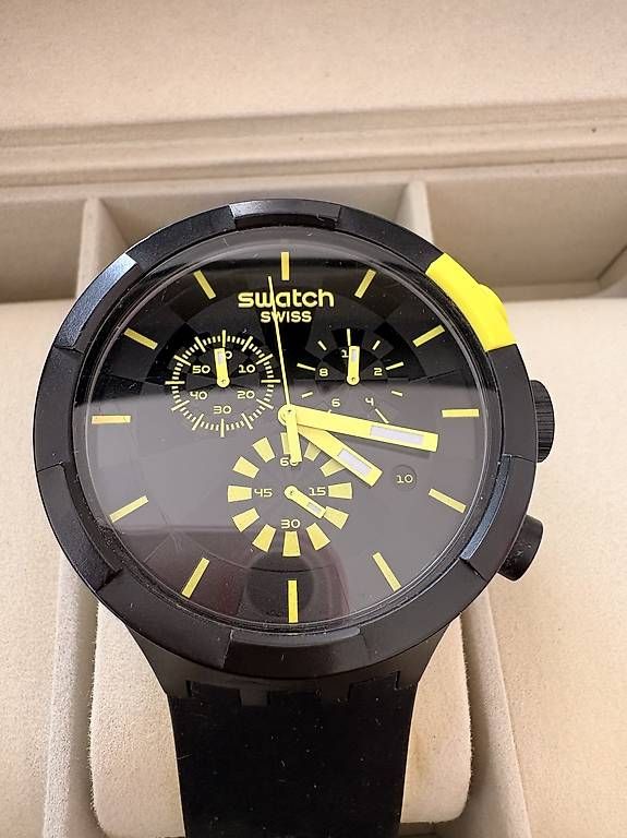 Orologi: Neuwertige Swatch big bold chrono checkpoint – Usato da Olten venduto da sve_lc7b