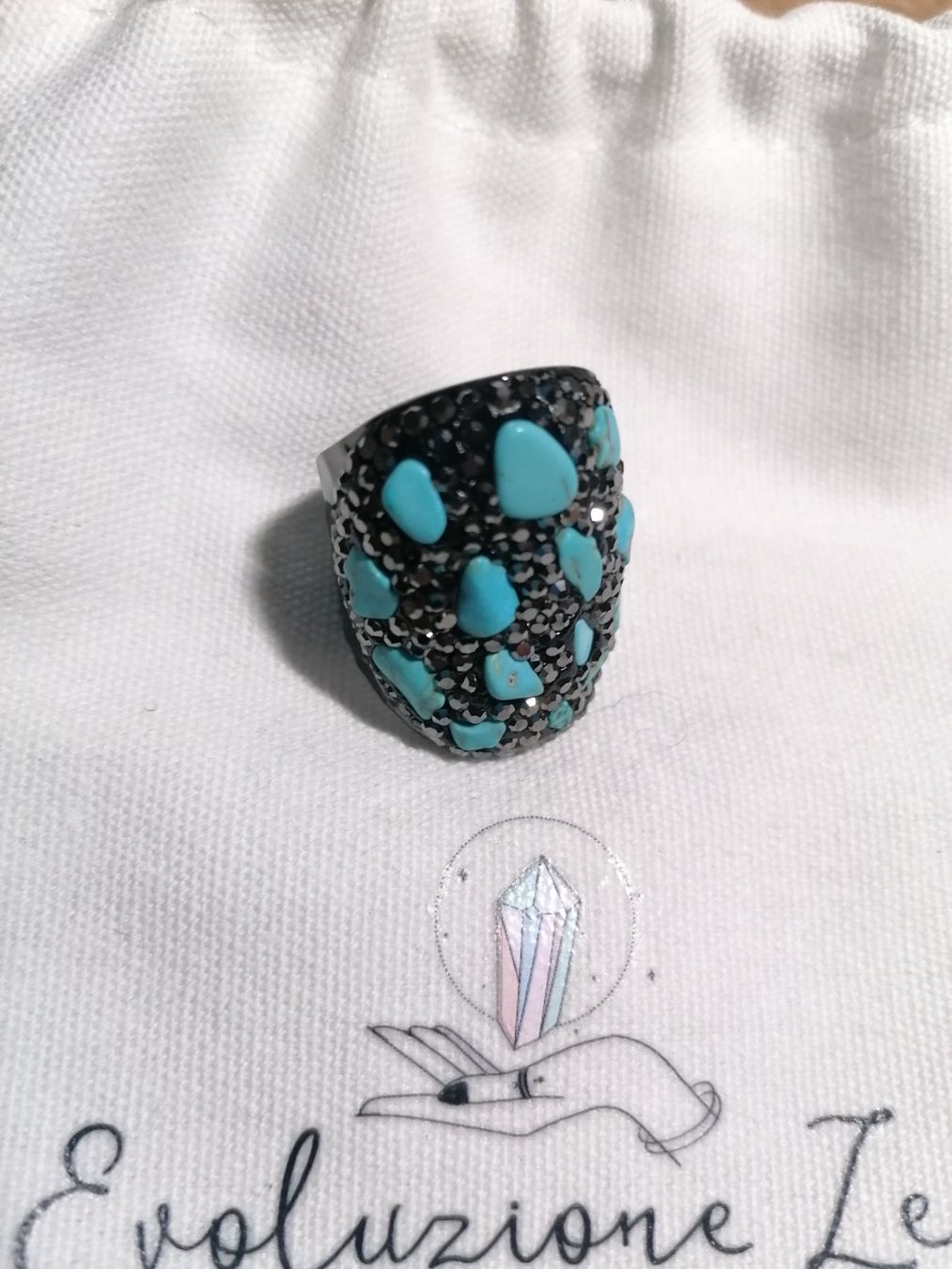 Anelli: Adjustable Bohemian "New Beginning" Turquoise Ring – Nuovo (secondo la descrizione) da Lugano venduto da Desrock