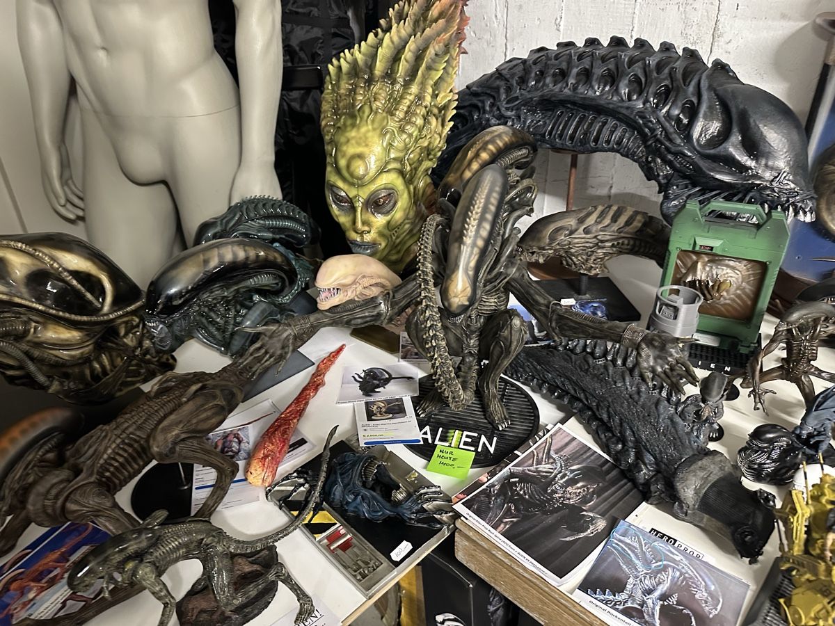 Statuette: 35mm Film Frames Alien Giger Sci-Fi not Sideshow selten – Usato da Schlieren venduto da Moviepropde 4