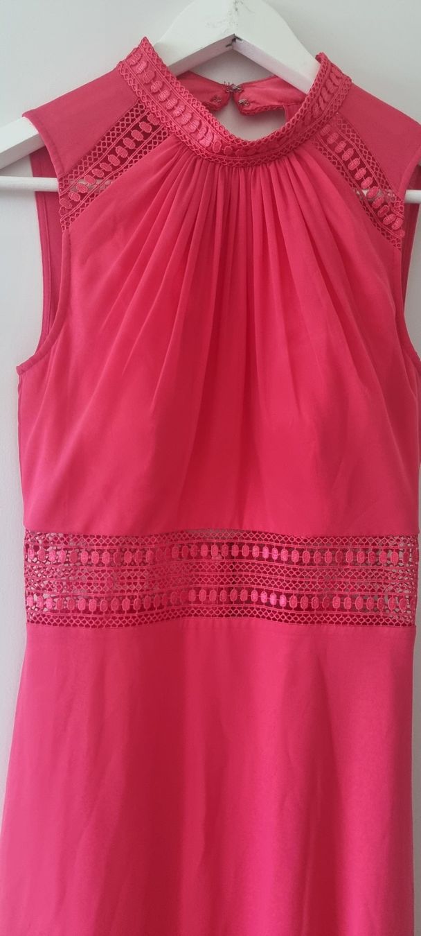 Vestiti: Wunderschönes, langes, korallfarbenes Sommerkleid, Gr. S – Nuovo (secondo la descrizione) da spiez venduto da ram014 2