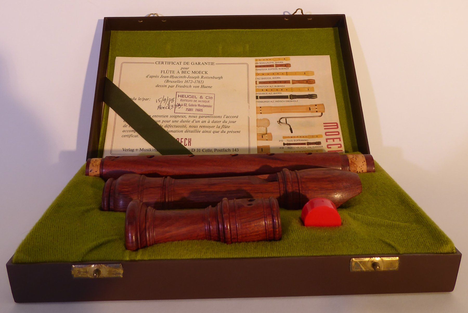 Strumenti musicali: Rottenburgh Altblockflöte von Moeck – Usato da Bern venduto da blaukreuz-brocki_BE 8