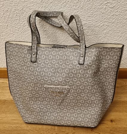 Guess woman's tote bag, mutli-logo