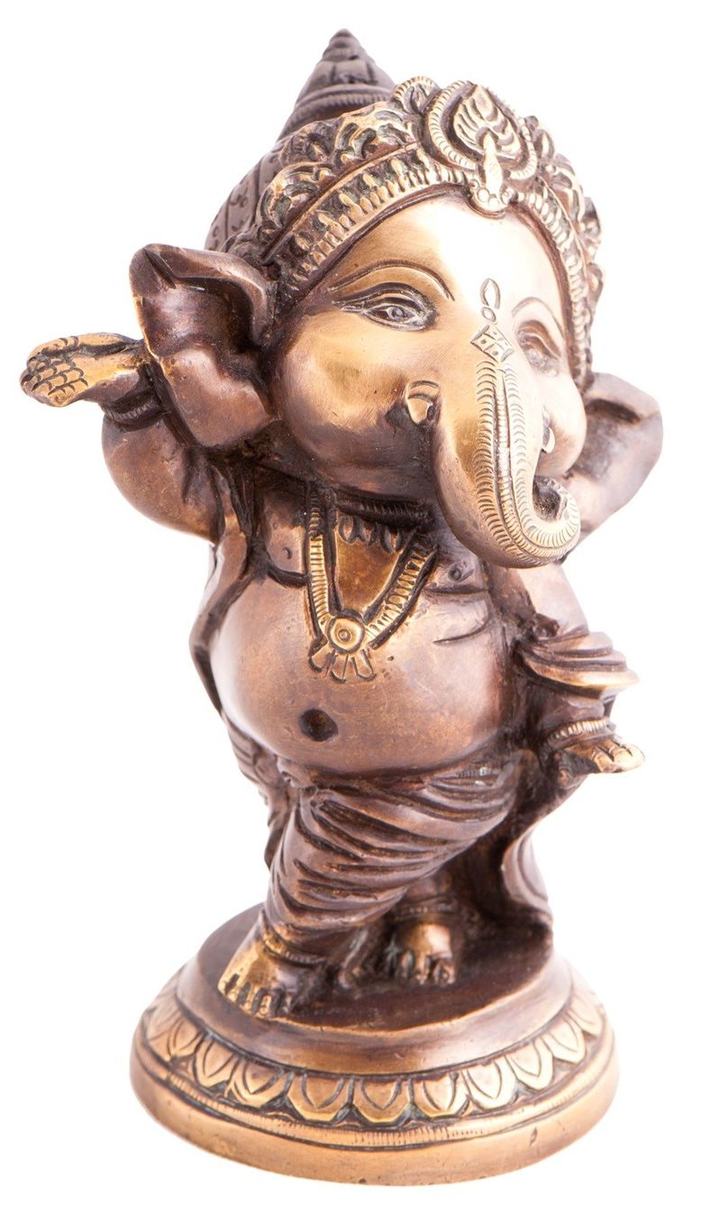Figuren: Baby-Ganesha - Messing-Figur – Neu und originalverpackt aus Mauren von Yeelen