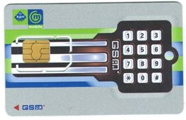GSM Telefonkarte Niederlande mit Chip