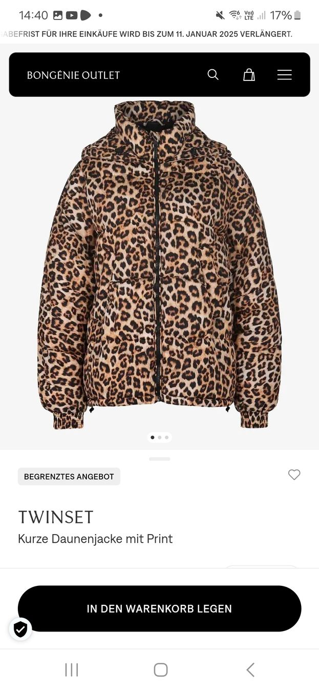 Twinset Jacken: Neu: Daunenjacke von Twinset – Neu (gemäss Beschreibung) aus Eschenbach SG von SanFranciscoCalifornia 1