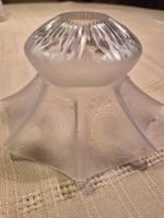 Verre de lampe ancien en cristal