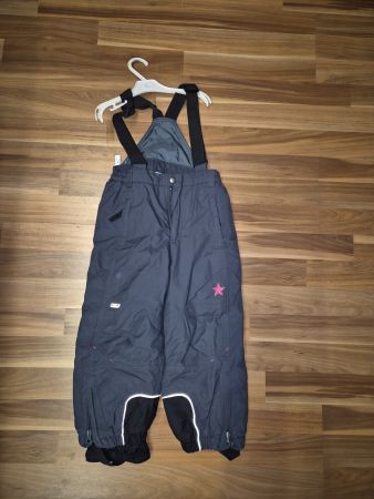 Skihose Kinder grau mit Trägern iceprak gr 98 B
