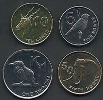 ZAMBIA - SAMBIA - LOT 4 MÜNZEN 2012 - UNZIRKULIERT IM KARTON