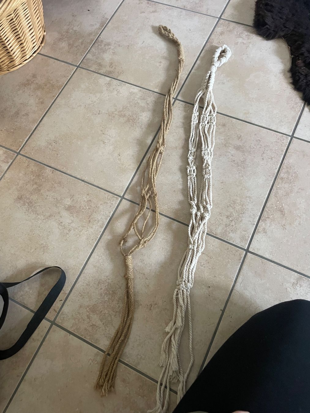 Alle Dekorationen: Makrame Blumenampel Boho Bohemian Deko – Gebraucht aus Duggingen von lucidlu