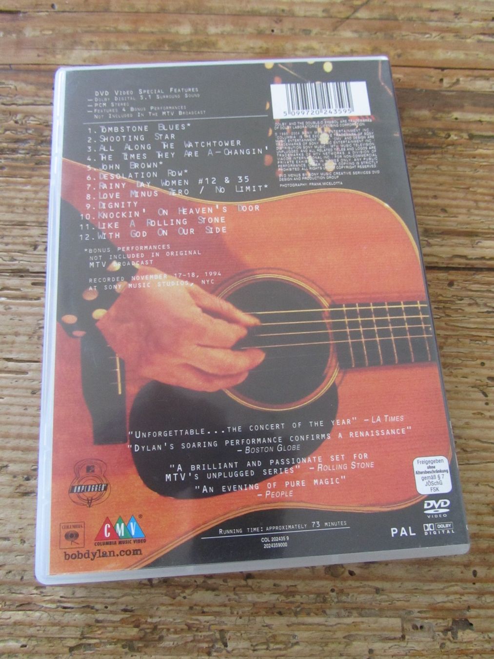 Tutti i DVDs: Bob Dylan - MTV Unplugged - DVD – Usato da Seengen venduto da mikelele 1