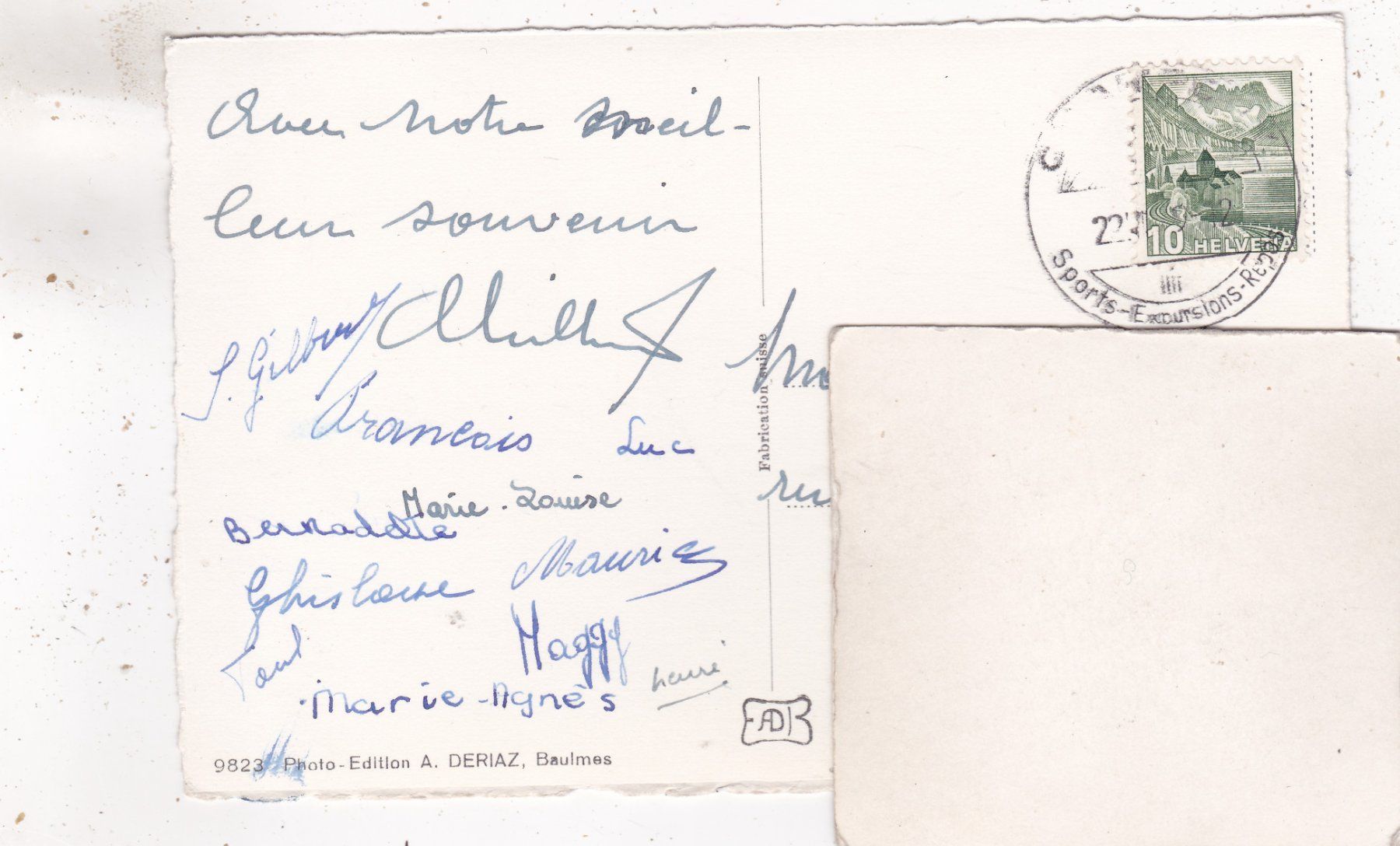 Cartoline postali: Champéry Dent de Bonaveau et Dent Blanches – Usato da Herisau venduto da Lisegrat2008 1