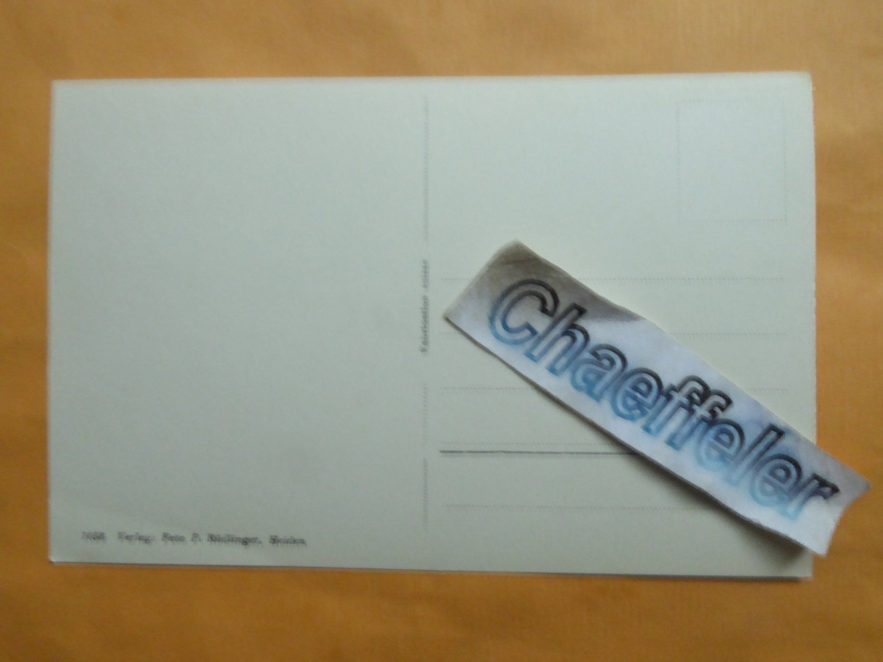 Cartoline postali: Kurort Heiden – Usato da Zürich venduto da Chaeffeler 1