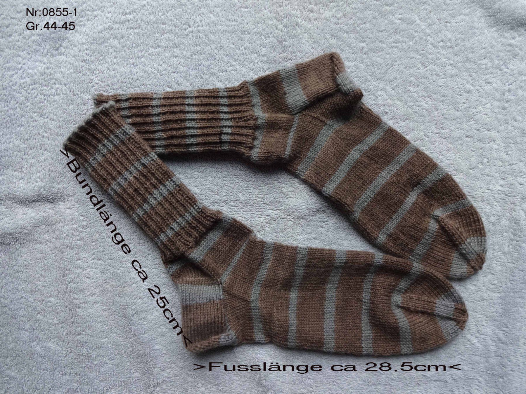 Chaussettes: Socken handgestrickt  Gr.44-45 – Neuf (Voir description) à Bollodingen par happyday11
