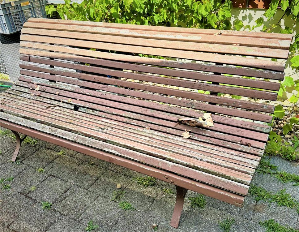 Alte Gartenbank Zum Restaurieren Kaufen auf Ricardo