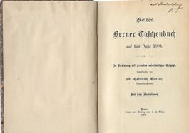 Neues Berner Taschenbuch 1904