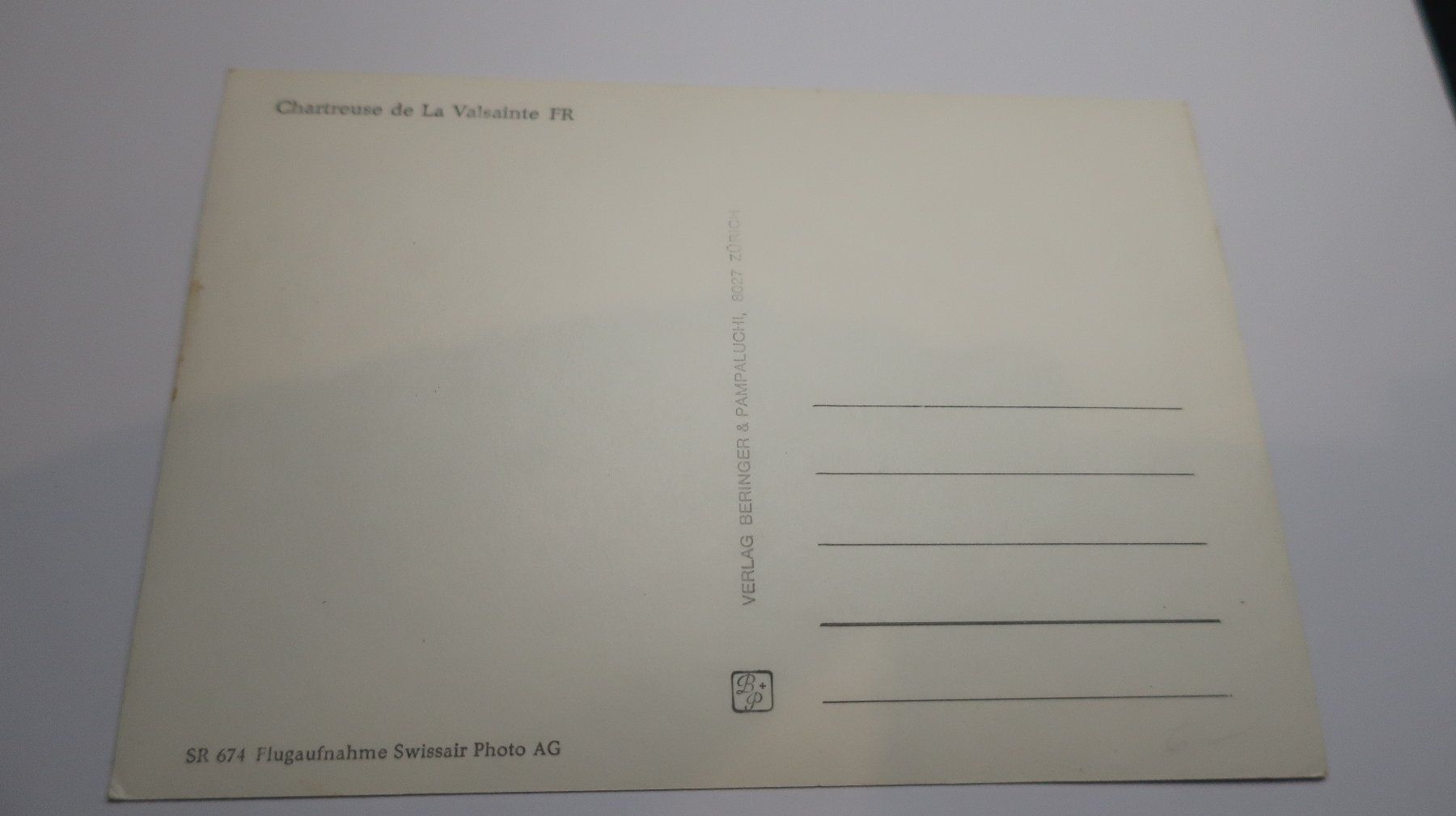 Cartoline postali: Chartreuse de la Valsainte FR – Usato da Cormoret venduto da Pascalll2001 3