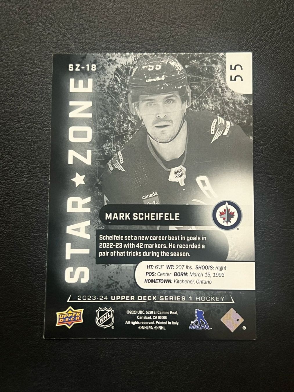 NHL Carte collezionabili: Mark Scheifele 2023 Star Zone Winnipeg Jets – Nuovo (secondo la descrizione) da Möhlin venduto da SwissHockeyCards 1