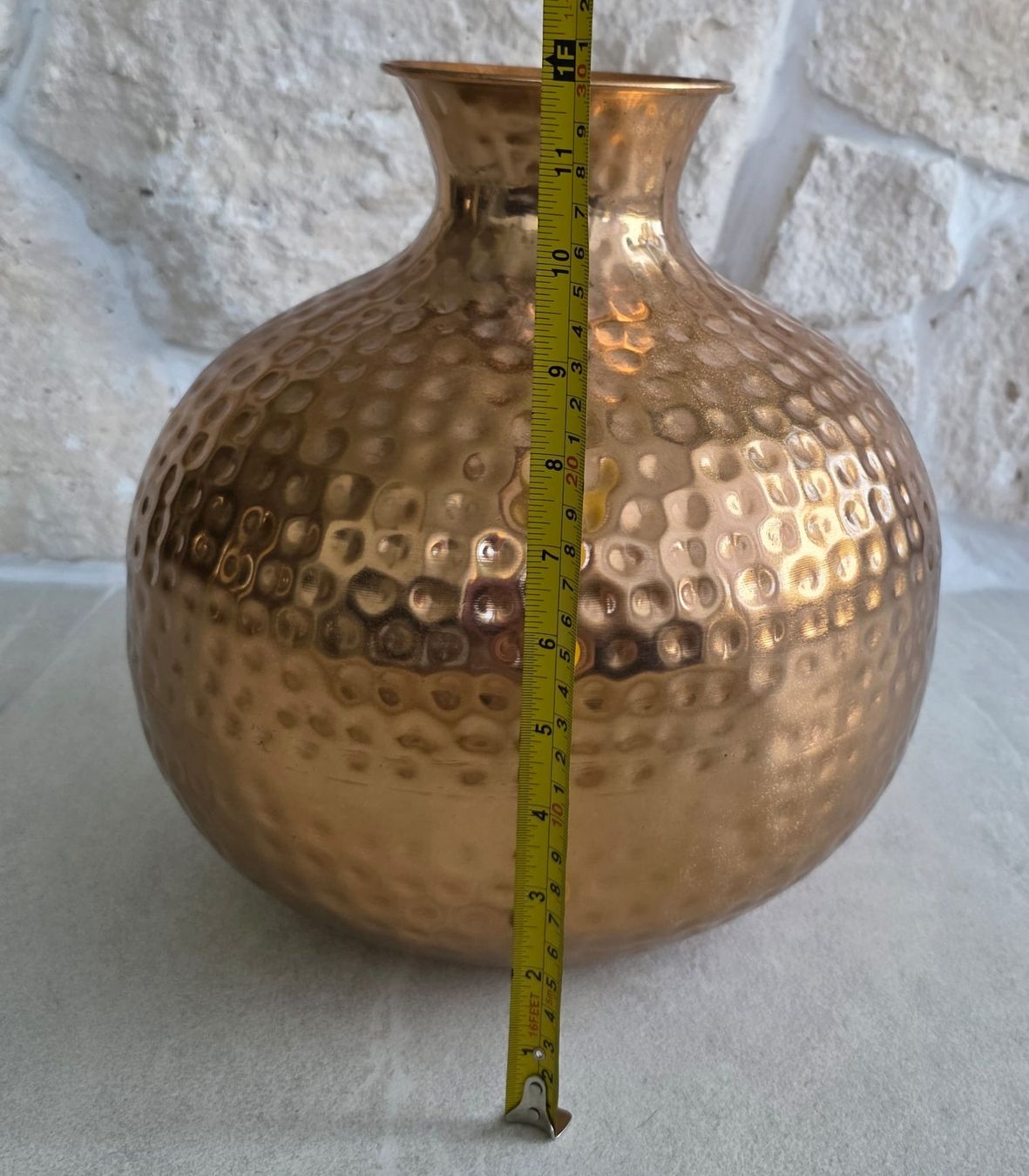 Vasen & Gefässe: Vase Metall gehämmert – Gebraucht aus Rheinsulz von Dred 3