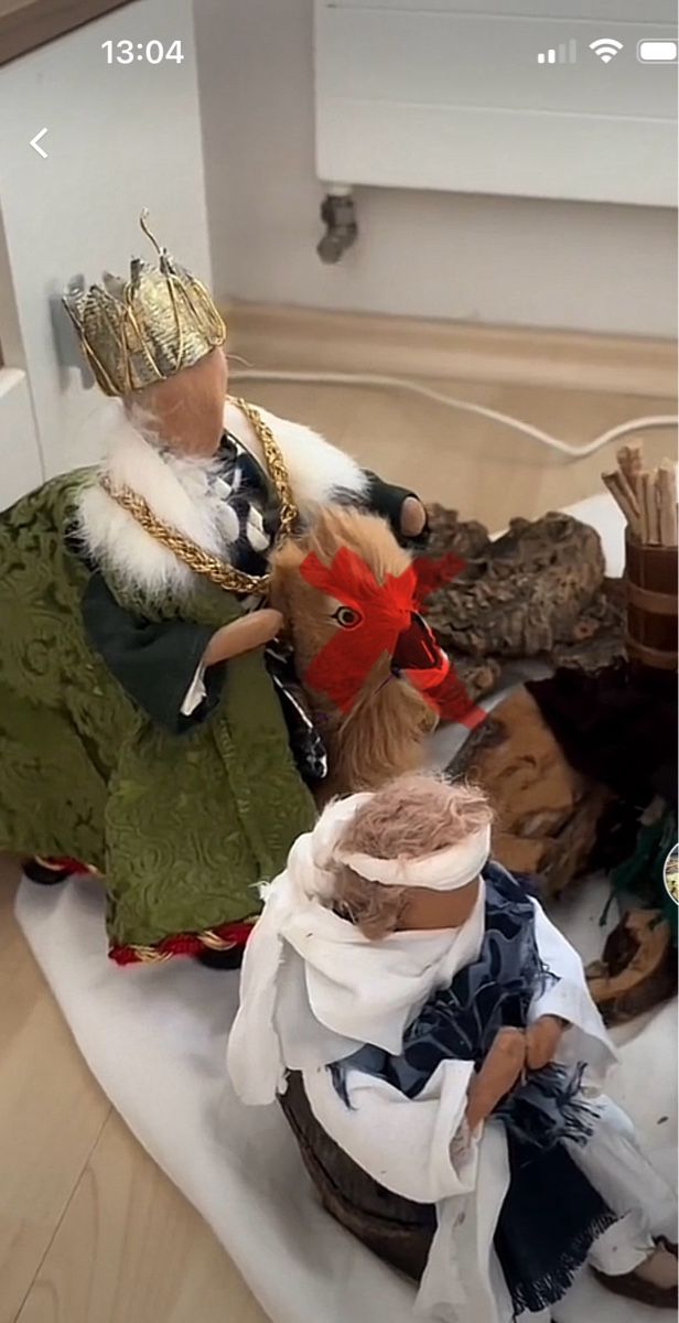 Statuette: Selbst gemachte Weihnachts Figuren. – Usato da Schöfflisdorf venduto da Katrins02 3
