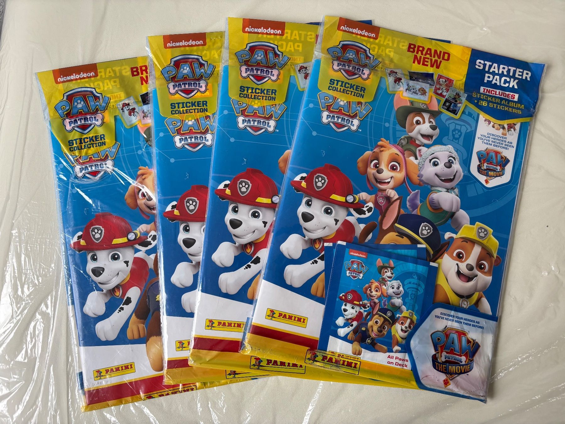 Cartoline: 4x Panini Starter Pack - PAW Patrol, NEW – Nuovo e nell'imballaggio originale da Collombey venduto da Cards07 1